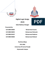 Digital Logic Design (DLD) Solar Battery Charger Project Report