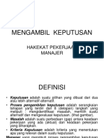 Mengambil Keputusan