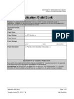 Application Build Book Template