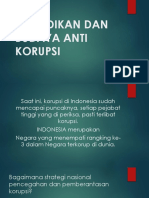 Pendidikan Dan Budaya Anti Korupsi