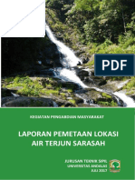 Pemetaan Air Terjun Sarasah