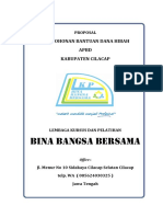 Proposal Bantuan Dana Hibah APBD (LKP B3 Cilacap)