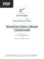 SharePoint Online Utlimate Tutorial Guide PDF