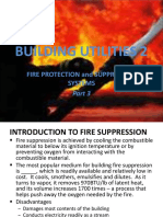 Lecture 3b - BUILDING UTILITIES 2 - Fire Protection Systems