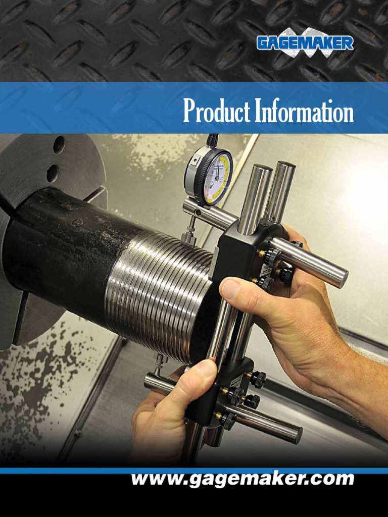 Gage Maker Catalog PDF Tools Metalworking