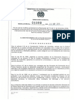 Resolucion 05989 Del 22-09-16 Escuela Internacional Del Uso de La Fuerza Policial Para La Paz