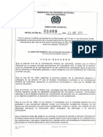 Resolucion 05989 Del 22-09-16 Escuela Internacional Del Uso de La Fuerza Policial para La Paz