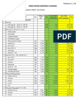 KEBUTUHAN MATERIAL 2018 BLOK O TAHAP-III BARU (Sipil Dan Sloof)