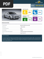 Euroncap 2015 Audi a4 a5 Datasheet