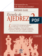 Escuela de Ajedrez II Antonio Gude Cqe