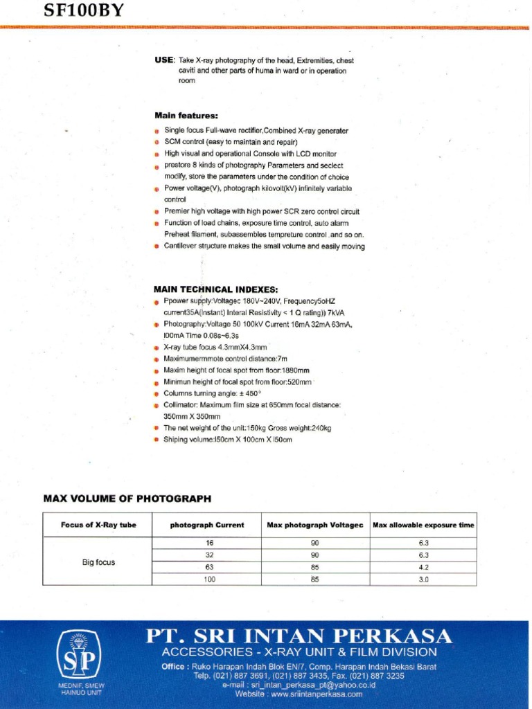 SF 100 by | PDF