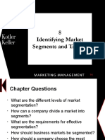 8 Identifying Market Segments and Targets