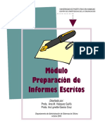 Manual Para Hacer Informes Escritos