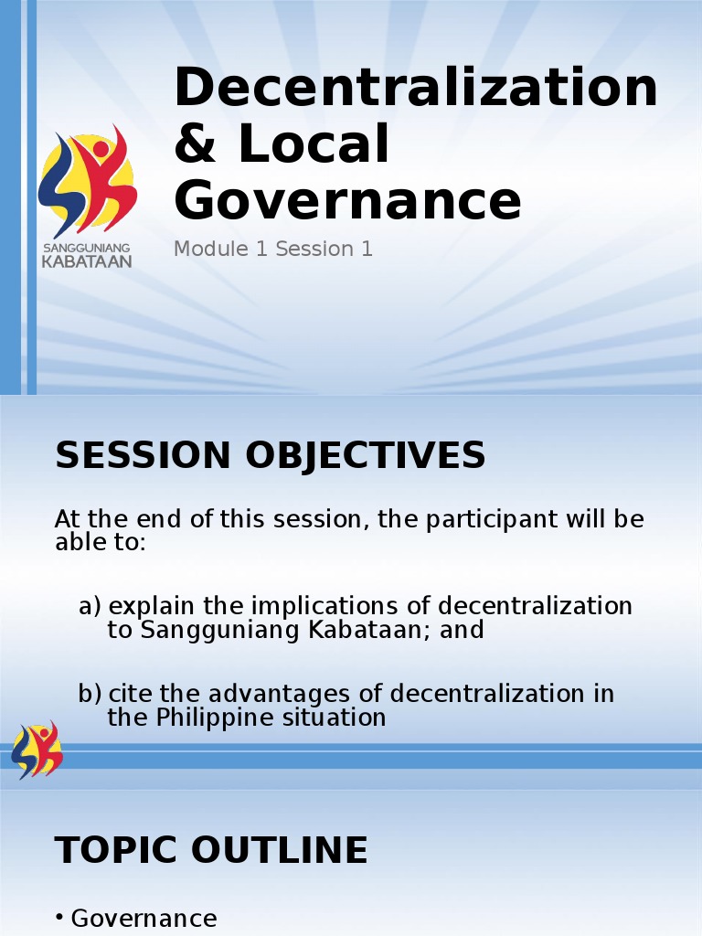 Decentralization in Local Governance | PDF | Government | Public Sphere