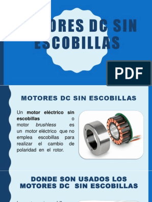 Motores Sin Escobilla, PDF, Motor eléctrico