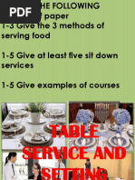 Table Setting