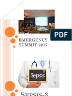 Emergency Sepsis Summit 2017: New Definitions and Management Guidelines