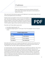 Public and Private IP Addresses