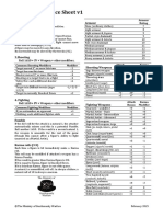 Daishō Reference Sheet v1: Turn Sequence 1. Initiative 2. Movement Armour