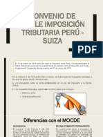 Convenio de Imposicion Tributaria Peru - Suiza