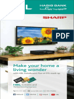 Make Your Home A Living Wonder: With HBL Installment Plan at 0% Mark-Up