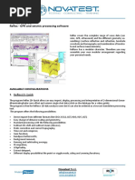 Re Ex 2D/3D: Re Ex - GPR and Seismic Processing So Ware