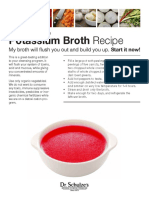 Potassium Broth Recipe: My Broth Will Flush You Out and Build You Up. Start It Now!