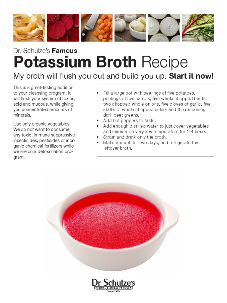Potassium Broth Recipe My Broth Will Flush You Out and Build You Up