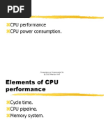 CPU Performance CPU Power Consumption.: Computers As Components 3e © 2012 Marilyn Wolf