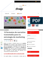 Formatos de Narrativa Transmedia