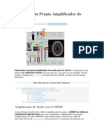 Construye Tu Propio Amplificador de Audio