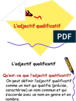 Les Adjectifs Qualificatifs