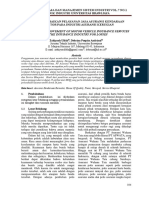 Analisis Perbaikan Pelayanan Jasa Asuransi Kendaraan Bermotor Pada Industri Asuransi Kerugian