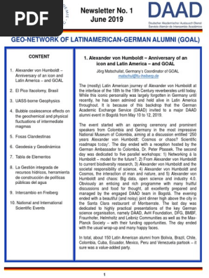 Newslettergoal Junio2019 Pdf Types Of Volcanic Eruptions Magma