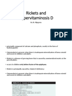 Rickets and Hypervitaminosis D: by Dr. Njuguna