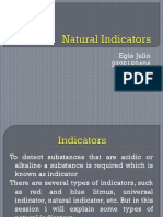 Natural Indicators - English Chems