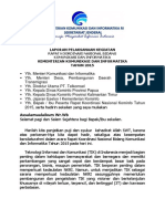 Laporan Sekjen - Rakornas Kominfo 2015 PDF