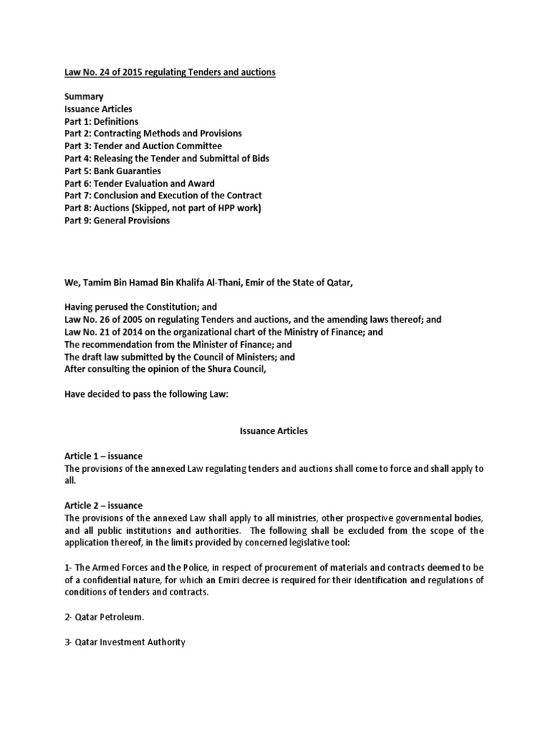 Law No 24 Of 2009