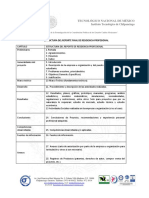 Estructura Del Informe Final de Residencia Profesional
