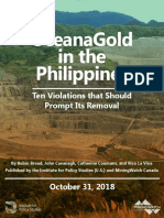 Oceana Gold in the Philippines