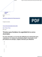 Técnicas Para Fortalecer La Seguridad de Tu Correo Electrónico