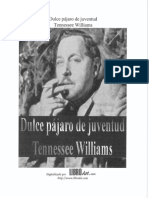 Dulce Pájaro de Juventud de Tennessee Williams