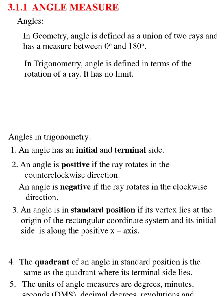 Understanding Angle Measures in Geometry | PDF | Angle | Geometric Shapes