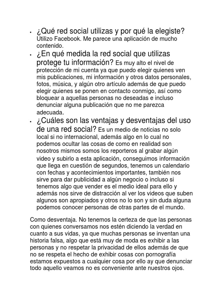 Uso Seguro de Las Redes Sociales | PDF