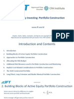 R29 Active Equity Investing Portfolio Construction