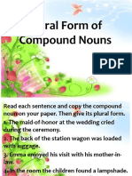 Plural Forms of Compound Noun