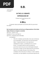 Senate Bill Template PDF