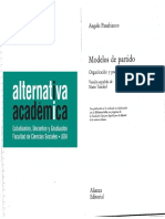 Panebianco - Modelos de Partidos, Cáps. 1 y 4