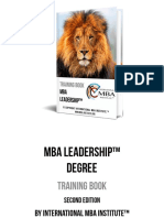 MBA Leadership Degree Training Book PDF
