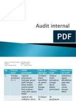 Audit Internal Layanan Klinis